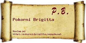 Pokorni Brigitta névjegykártya